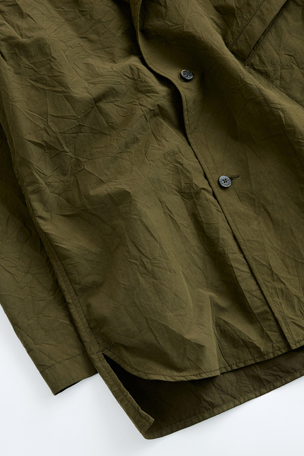 HENRY COTTON'S - 셔츠형자켓 - (FFC x Document) Waxed Crinkled Shirting Jacket