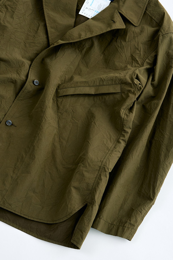 HENRY COTTON'S - 셔츠형자켓 - (FFC x Document) Waxed Crinkled Shirting Jacket