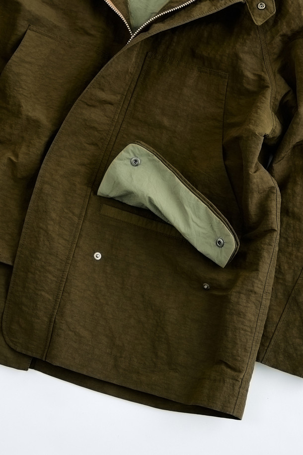 HENRY COTTON'S - 블루종/점퍼 - (FFC x Document) Hooded Shell Parka