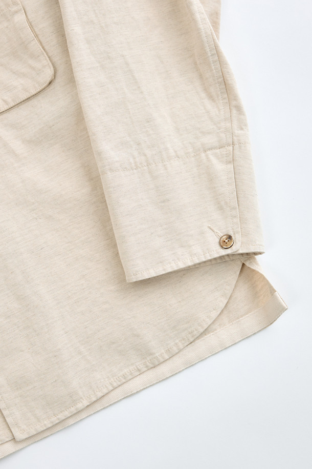 HENRY COTTON'S - 셔츠형자켓 - (FFC x Document) Linen Blend Shirting Jacket Set-Up