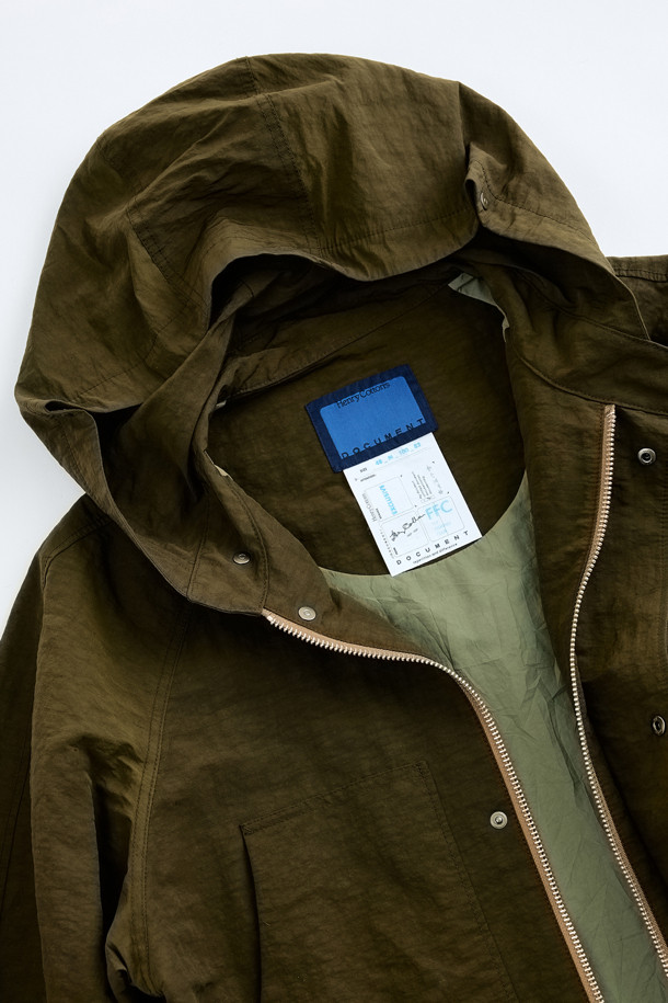 HENRY COTTON'S - 블루종/점퍼 - (FFC x Document) Hooded Shell Parka