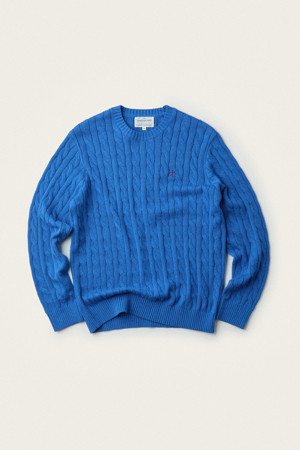 [British Sporting Club] Cable Knit Pullover