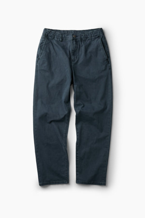 다잉 테이퍼드 컬러 데님