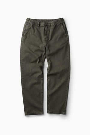 다잉 테이퍼드 컬러 데님