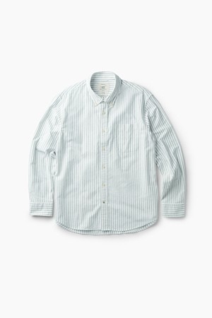 아이보리 스트라이프 셔츠 (컴포트핏)