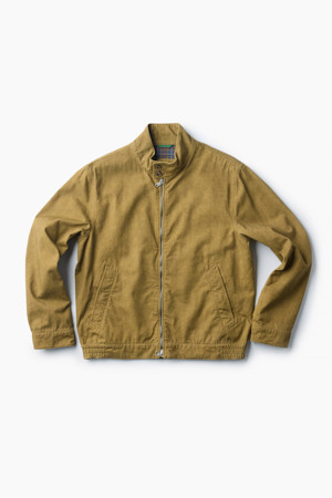 [Imported Fabric] 배색 해링턴 점퍼