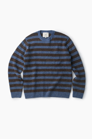 스트라이프 라운드 풀오버