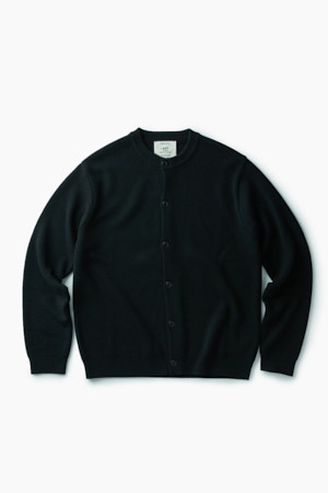 라운드넥 가디건