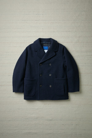 (FFC x DOCUMENT) Wool Boucle Padded Peacoat