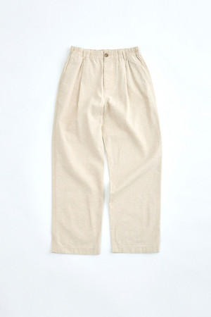 (FFC x Document) Easy Linen-Blend Set-up Pants