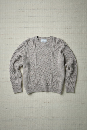 [Fly Fishing Club] Aran Sweater