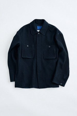 (FFC x DOCUMENT) Wool blend Shirting Jacket Set-up