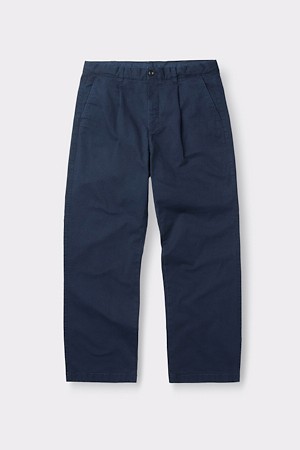 [British Sporting Club] Garment Dyeing One-tuck Chino Pants