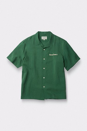 [British Sporting Club] Embroidery Half Sleeve Shirts