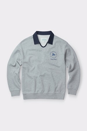 [British Sporting Club] Retro Collar Sweat shirts