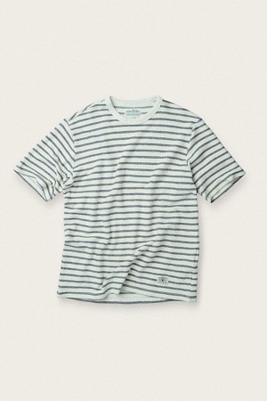 [British Sporting Club] Stripe Short-Sleeves T-Shirt