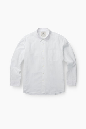 [Imported Fabric] 코튼 워시드 셔츠 (컴포트핏)