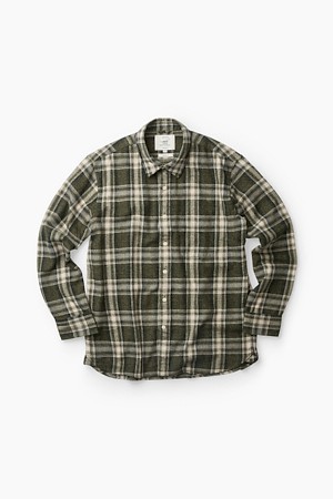 [Imported Fabric] 플란넬 체크 셔츠 (컴포트핏)