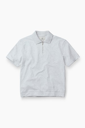 반팔 집업 카라 티셔츠