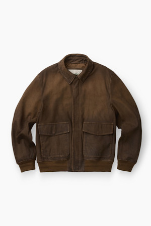 이펙트 카우 레더 블루종