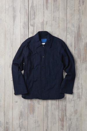 [FFC x DOCUMENT] Crinkled Cotton Blend Shirting Jacket Set-up