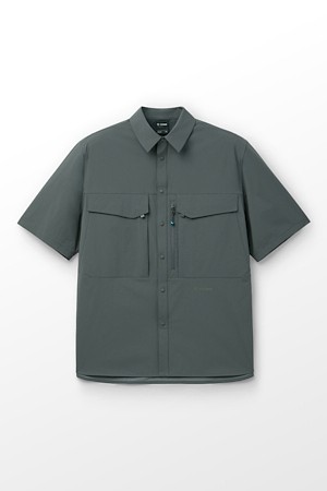 반팔 필드 셔츠