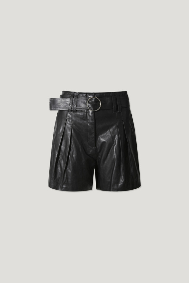 IRO WOMEN - 쇼트팬츠 - PAOLISPE Leather Shorts