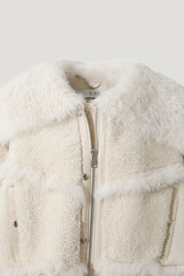 IRO WOMEN -  - EVRY Shearling Jacket