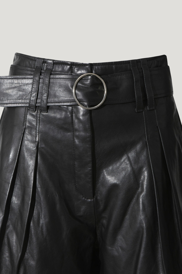 IRO WOMEN - 쇼트팬츠 - PAOLISPE Leather Shorts