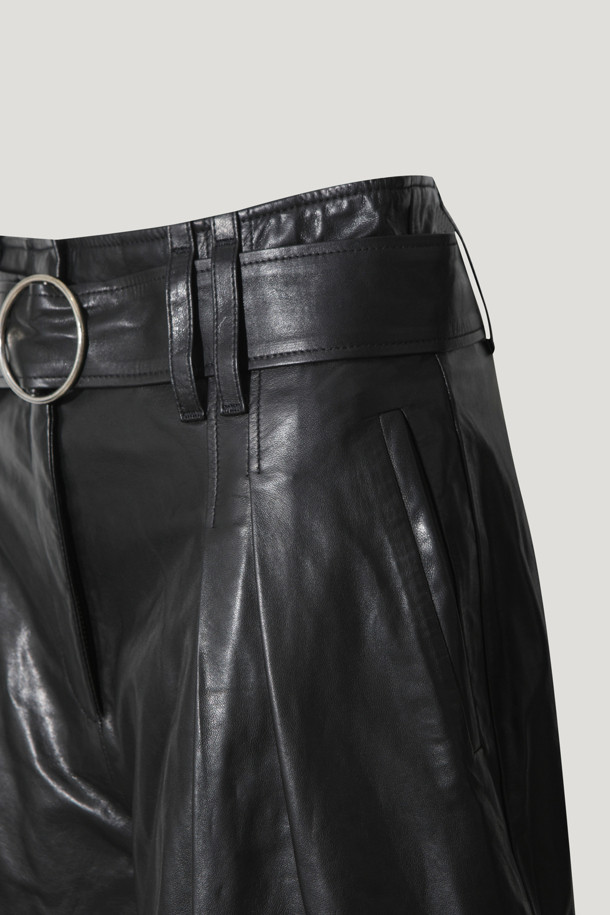 IRO WOMEN - 쇼트팬츠 - PAOLISPE Leather Shorts