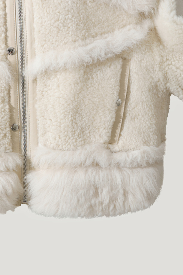 IRO WOMEN -  - EVRY Shearling Jacket