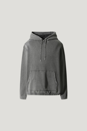 MARCELLO 워싱 후디드 풀오버 Sweatshirt