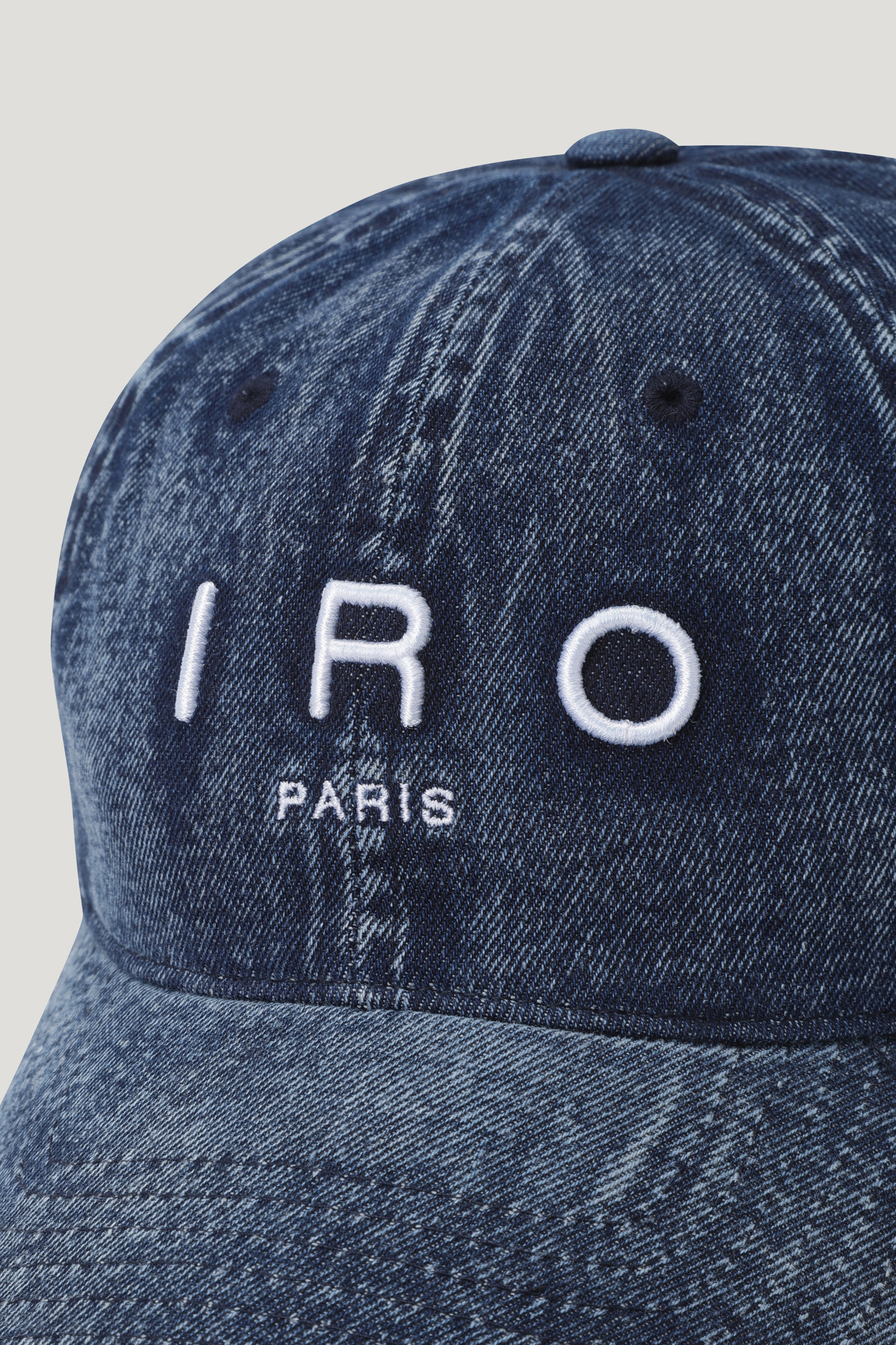 IRO ♥ TROYES IRO Logo Washed Denim Ball Cap /追跡付 IXRAX24701BUX_LZ1.jpg
