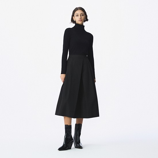 ALINE 이밴드 플리츠 스커트