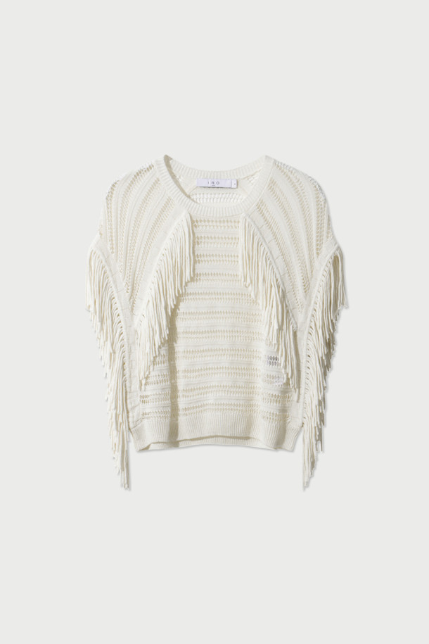 IRO WOMEN - 스웨터 - PAULIN 프린지 크로셰 탑