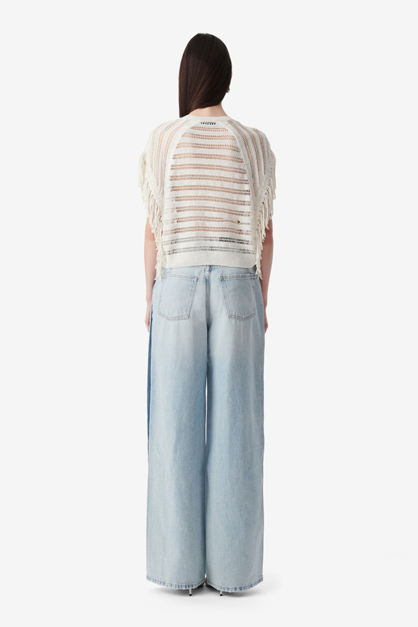 IRO WOMEN - 스웨터 - PAULIN 프린지 크로셰 탑