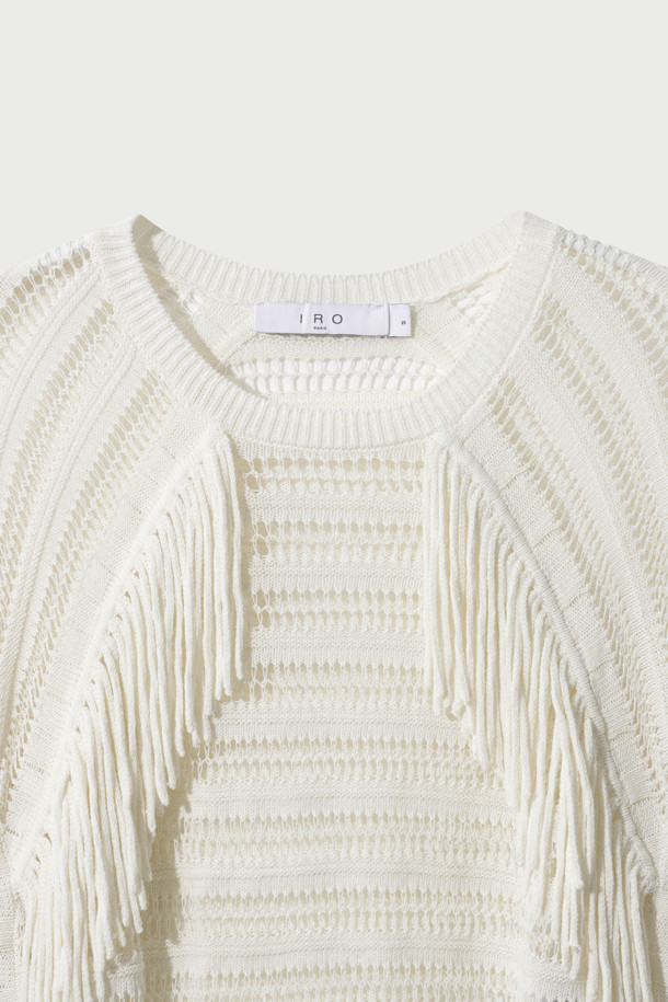 IRO WOMEN - 스웨터 - PAULIN 프린지 크로셰 탑