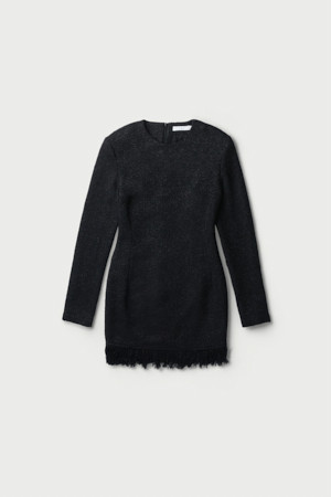 THINA 트위드 미니 드레스