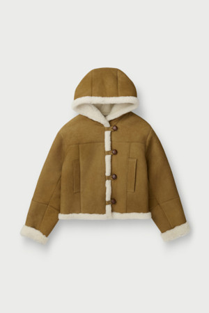 HUESCA 시어링 후드 자켓