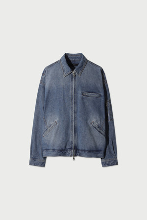 Asphalre 데님 집업 블루종