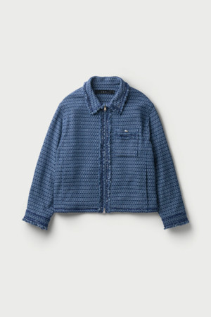 Bascule 트위드 데님 자켓