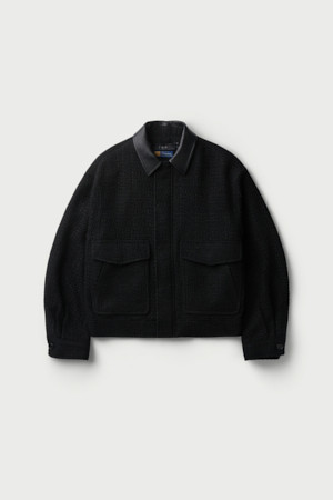 Mysrere 트위드 카라 자켓