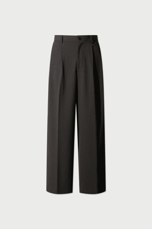 Portique 와이드 투턱 밴딩 슬랙스