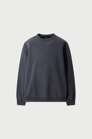 Scene 로고 자수 다잉 맨투맨