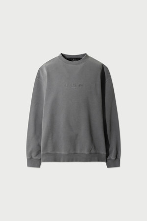 Scene 로고 자수 다잉 맨투맨