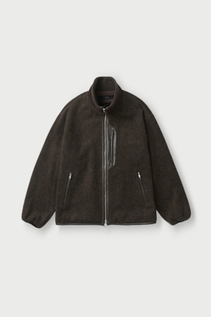 Duve 헤어리 집업 후리스 점퍼