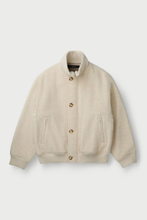 Mousse 헤어리 하이넥 점퍼