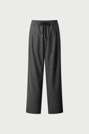 RAYANE 울 밴딩 와이드 팬츠
