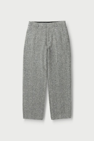 CEDRIK 헤링본 와이드 팬츠