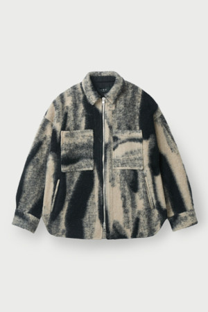 MOFUSPE1 지브라 봄버 자켓